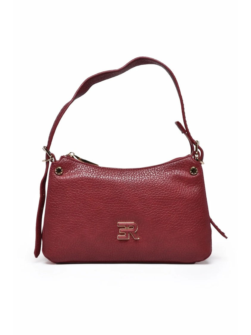 Ermanno Firenze Red Polyurethane Unity Shoulder Bag