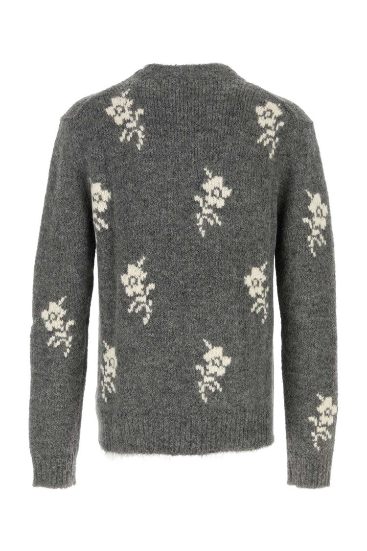 Jil Sander Embroidered Alpaca Blend Sweater