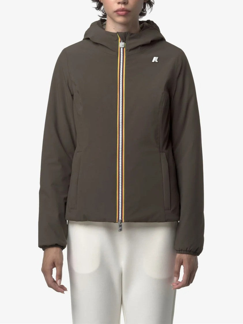 K-Way Black Lily St Warm Nylon Jacket