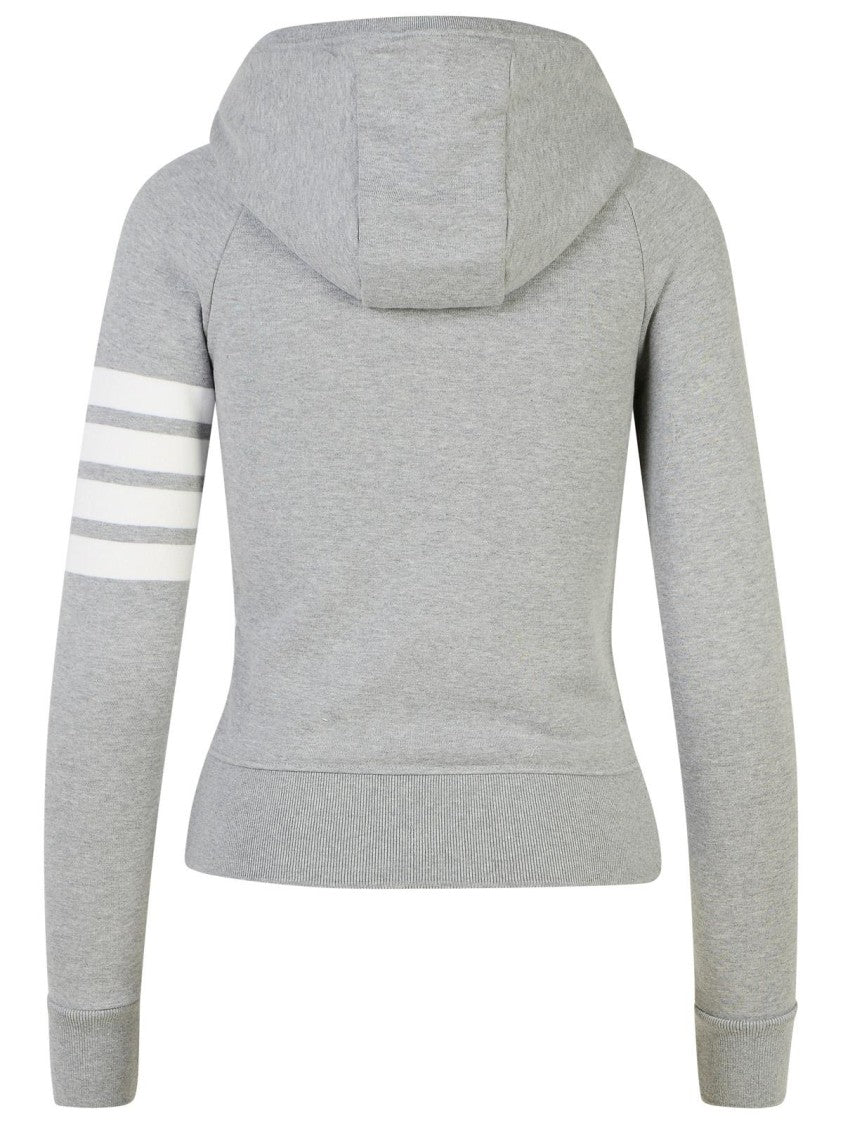 Thom Browne 4-Bar' Grey Cotton Sweater