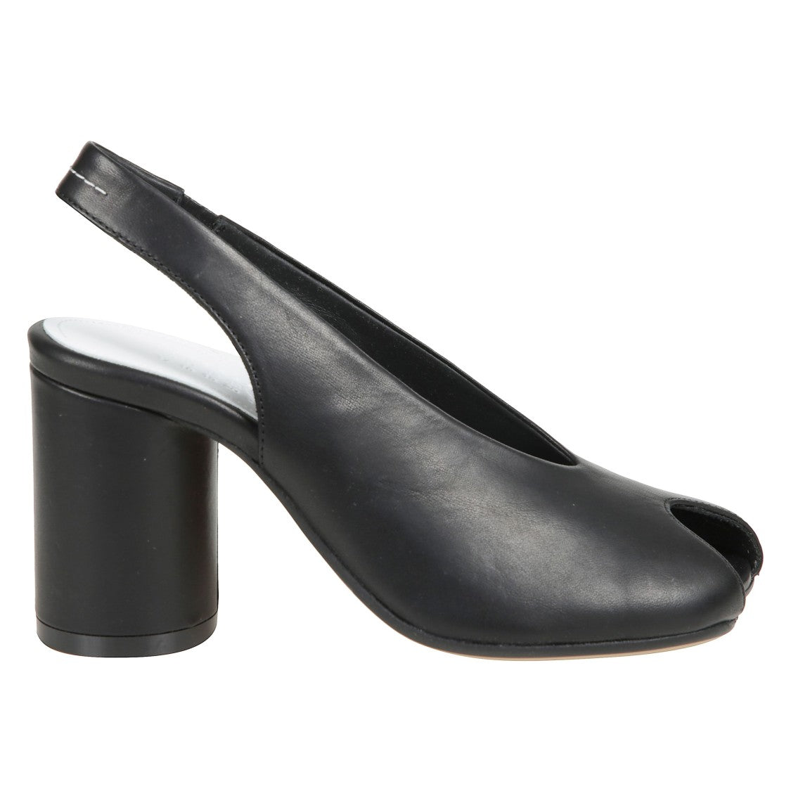 Mm6 By Maison Margiela Open-Toe Block-Heel Pumps