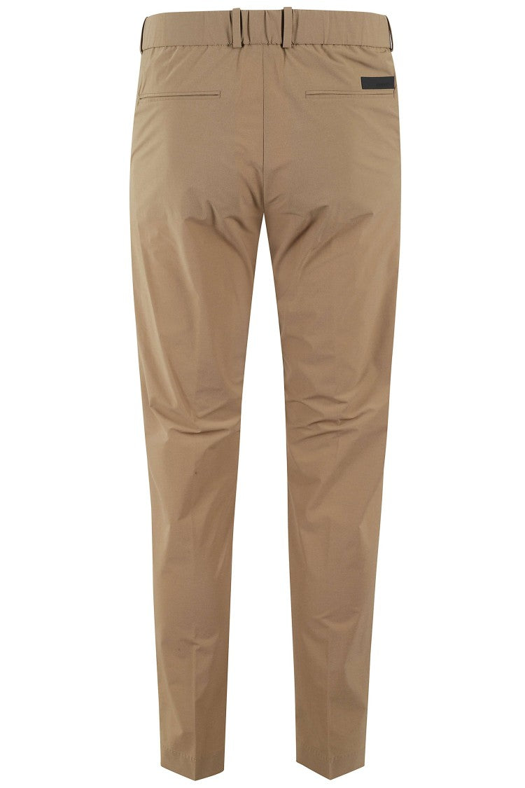 Rrd Taupe Terzilight Chino Jo Elastic-Drawstring Polyester Chino Pants