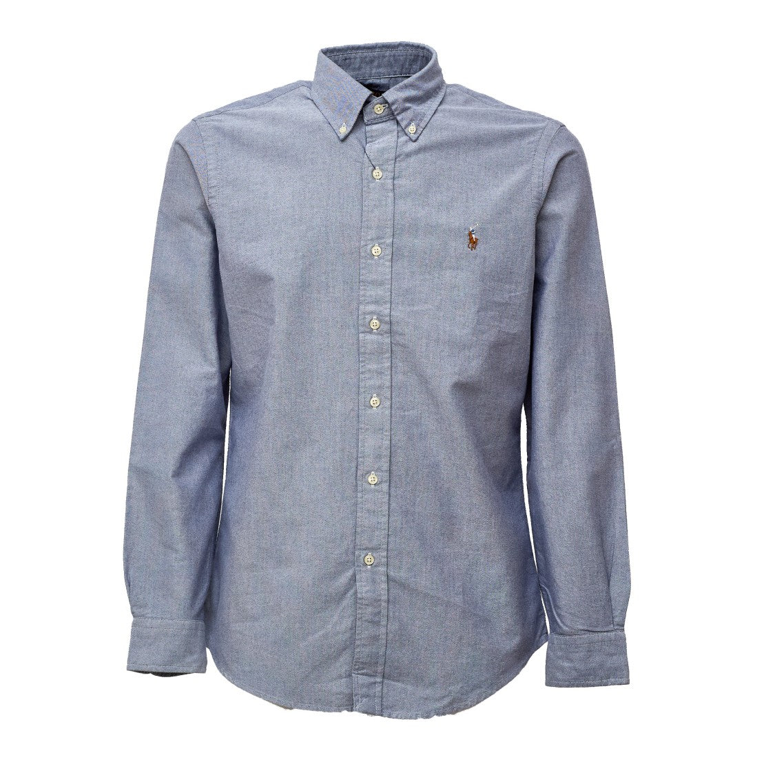 Polo Ralph Lauren Classic Oxford Shirt With Button-Down Collar And Custom Fit