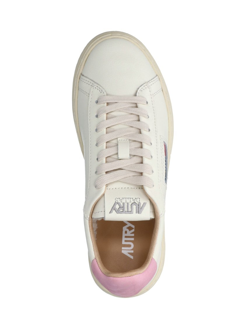 Autry Low-Top Off-White Leather Sneakers