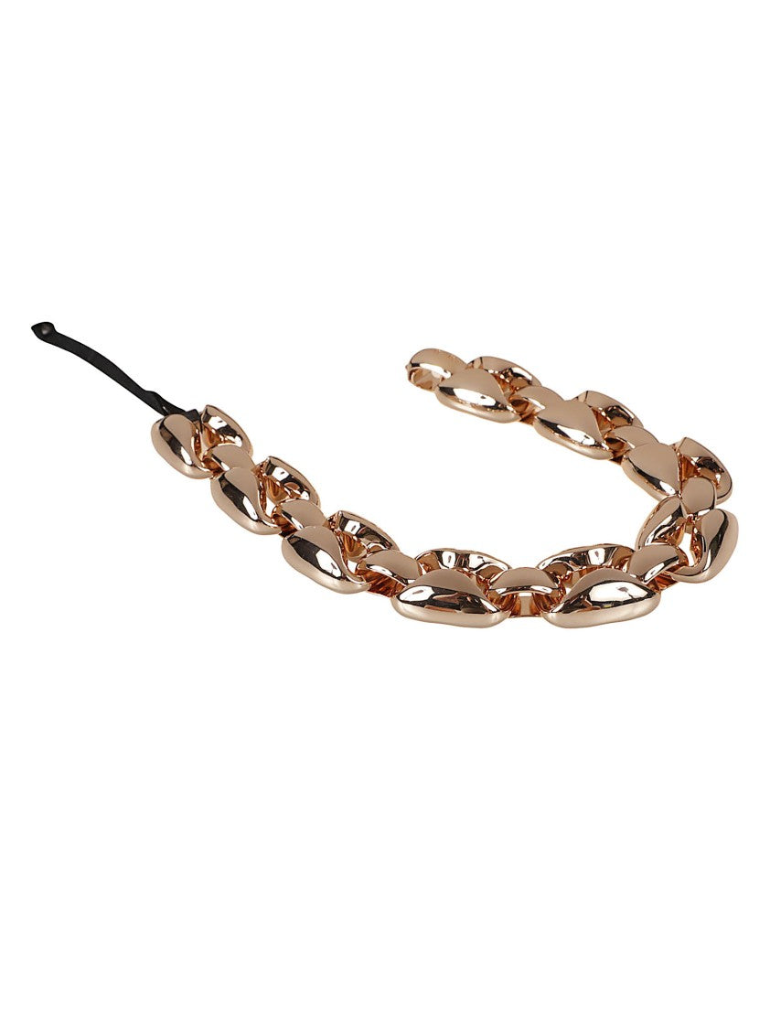 Max Mara Polished Oval-Link Chain Hair Accessory