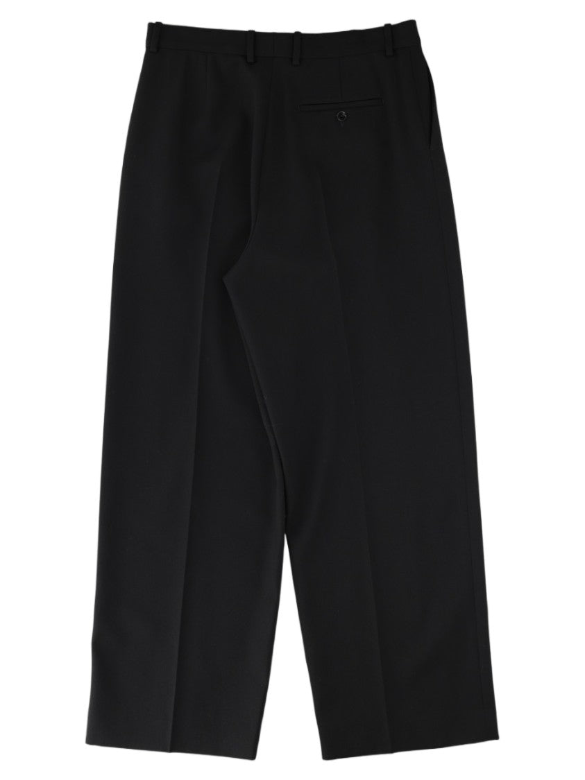 Balenciaga Classic Tailored Black Trousers In 100% Italian Wool