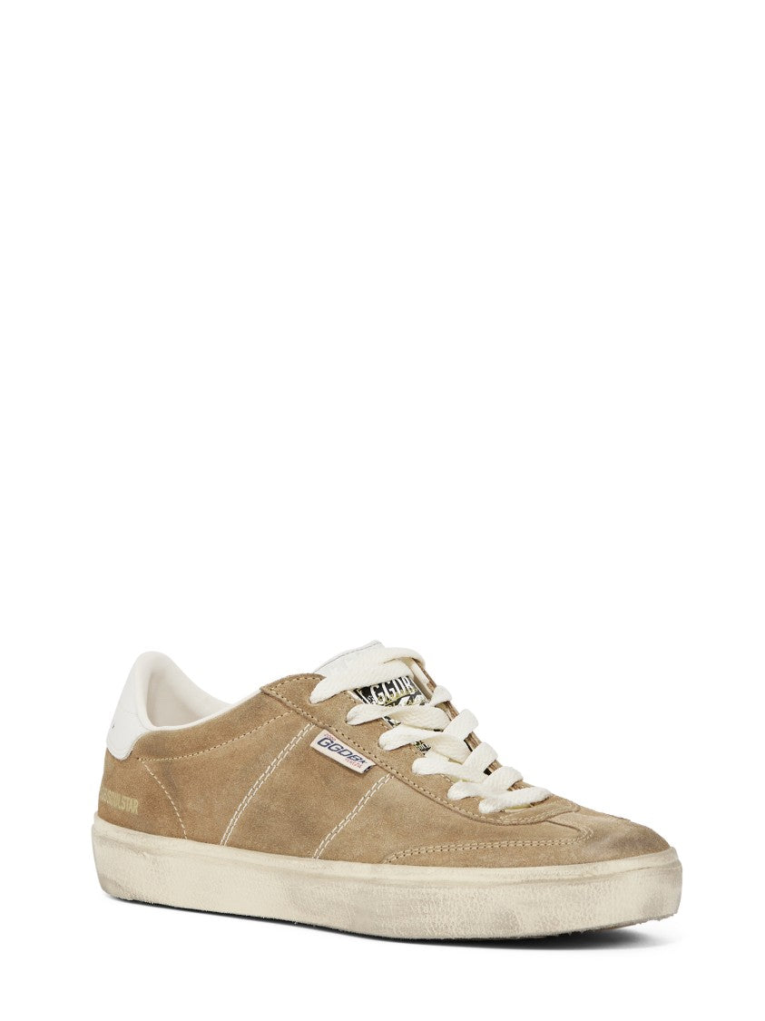Golden Goose Suede And Leather Sneakers With Textured Detailing