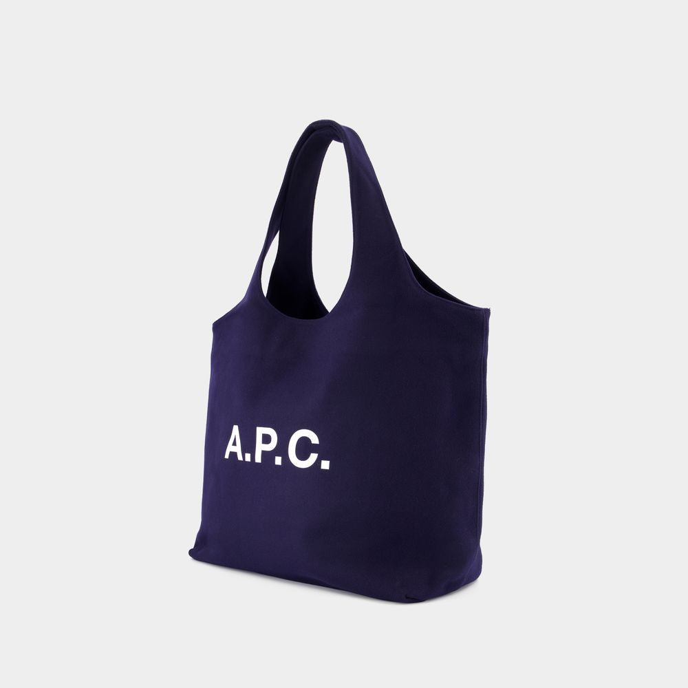 A.P.C. Tote Ninon - Wool - Blue