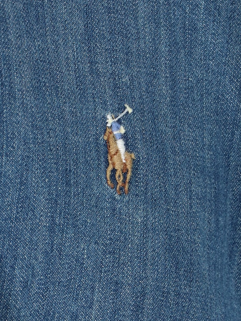 Polo Ralph Lauren Denim Logo Shirt – Blue