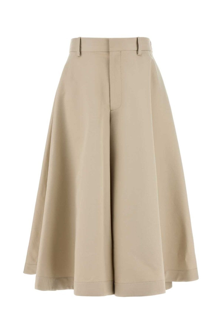 Bottega Veneta Sand Twill Bermuda Trouser
