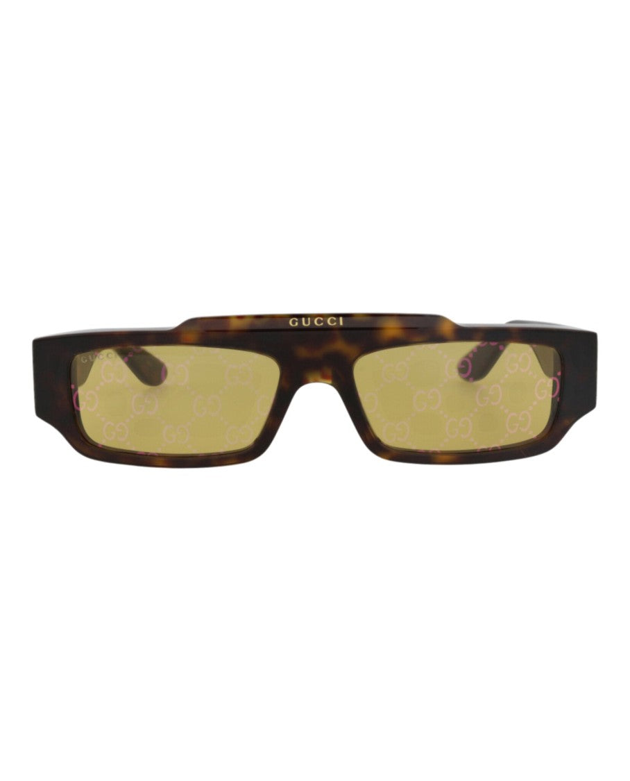 Gucci Square-Frame Recycled Acetate Sunglasses