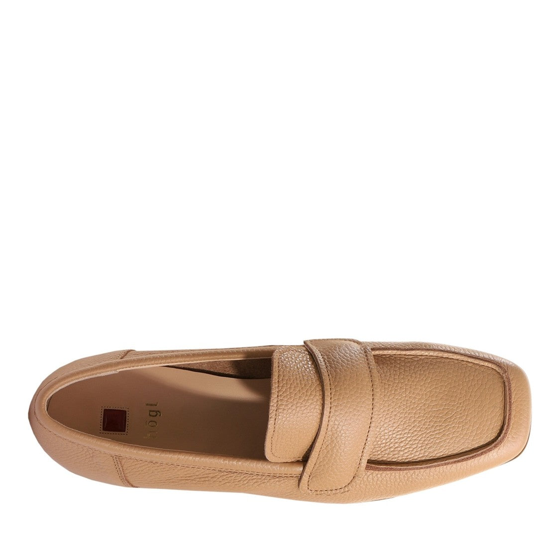 Högl Brown Perry Penny Strap Leather Loafers