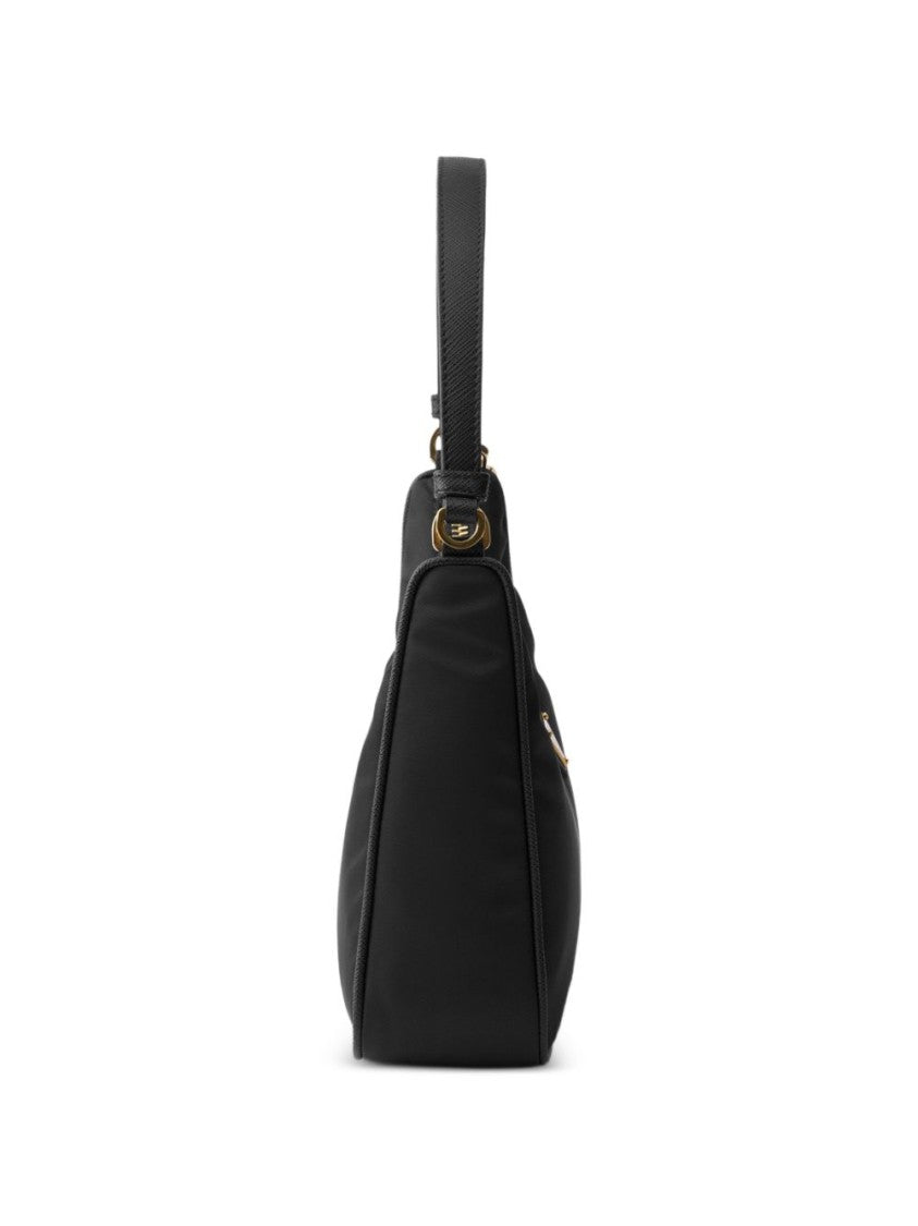 Prada Black Rectangular Recycled Polyamide Shoulder Bag