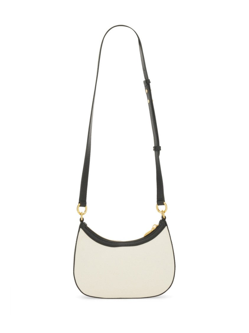 Bally Curved Logo Shoulder Bag With Adjustable Strap