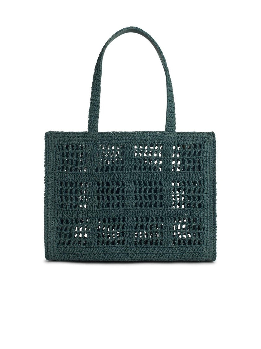 Tory Burch Ella' Light Blue Cotton Bag