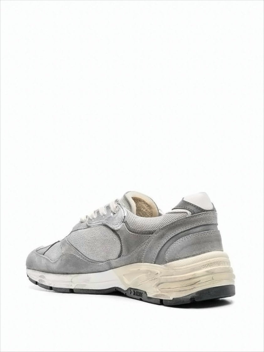 Golden Goose Low-Top Suede And Leather Sneakers With Retro Accents