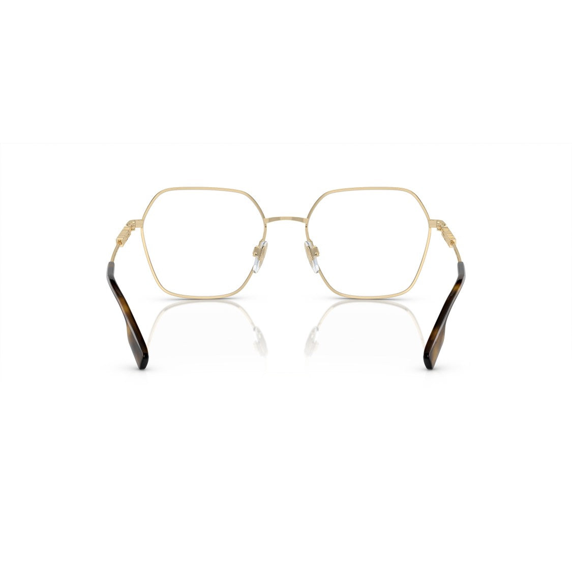 Burberry 0Be1381 Square Gold-Finish Steel Eyeglasses
