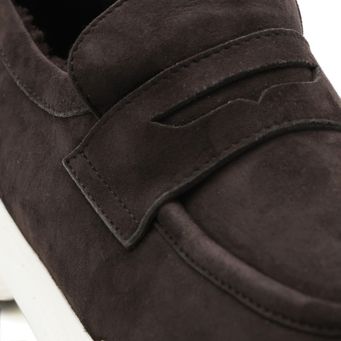 Tod's Suede Moccasin Penny Strap Sneakers