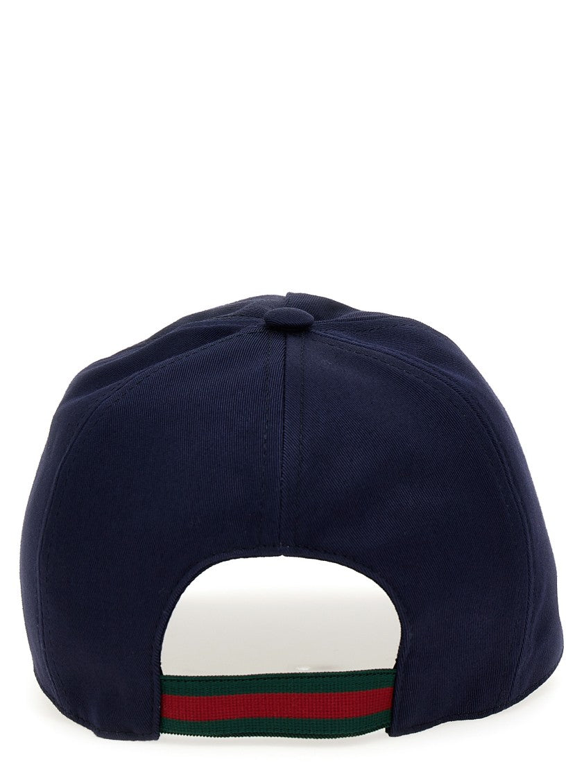 Gucci Embroidered Logo Hat