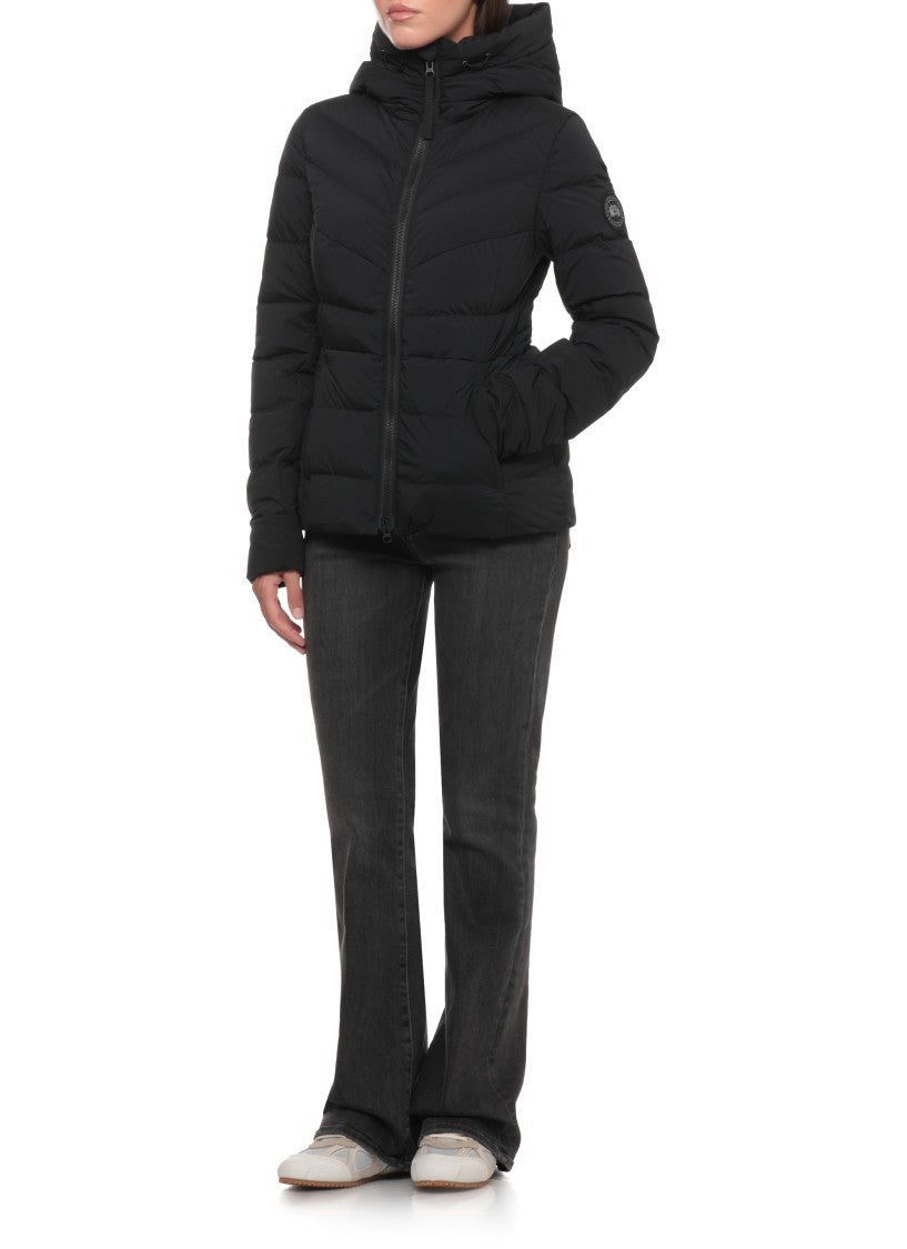 Canada Goose Short Padded Jacket With High Neck And Quilted Design