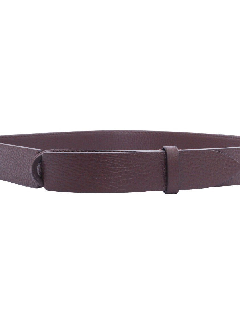 Claudio Orciani Textured Calf Leather Innovative Belt