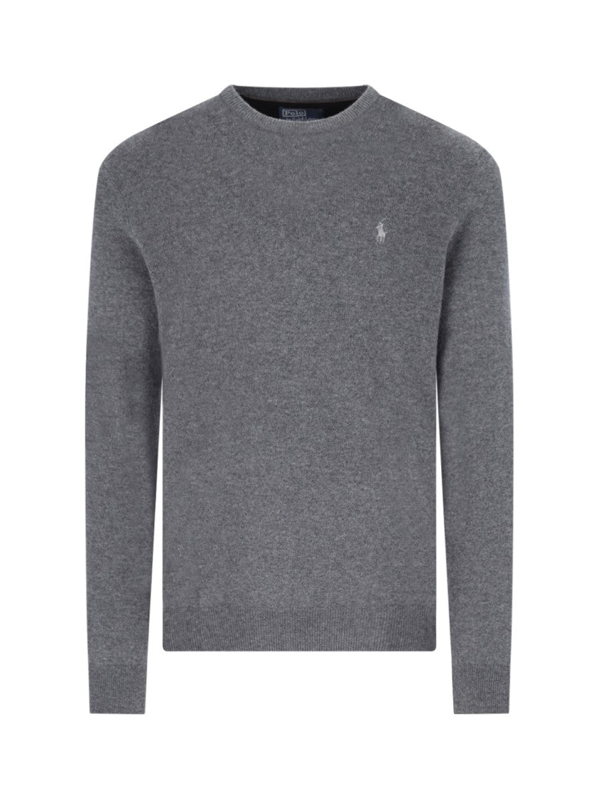 Polo Ralph Lauren Logo Sweater – Grey