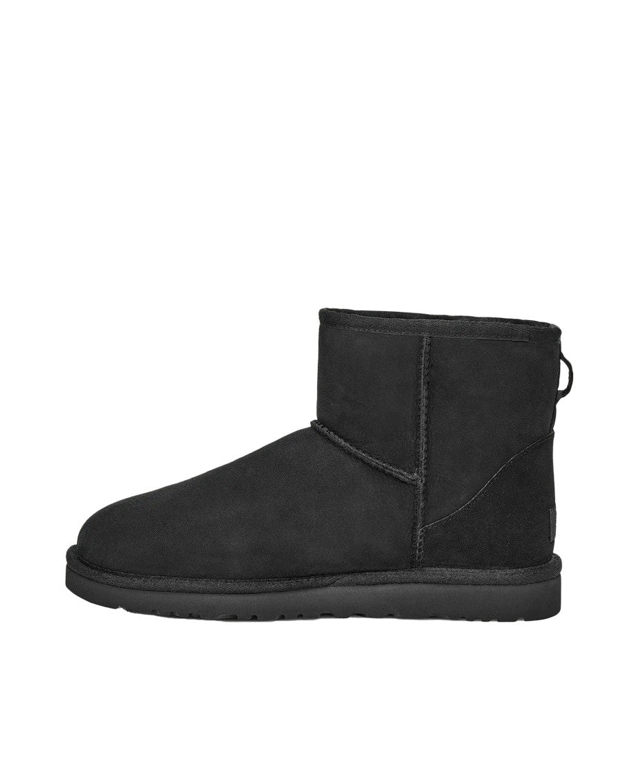 Ugg Black Classic Mini Shearling Ankle Boots