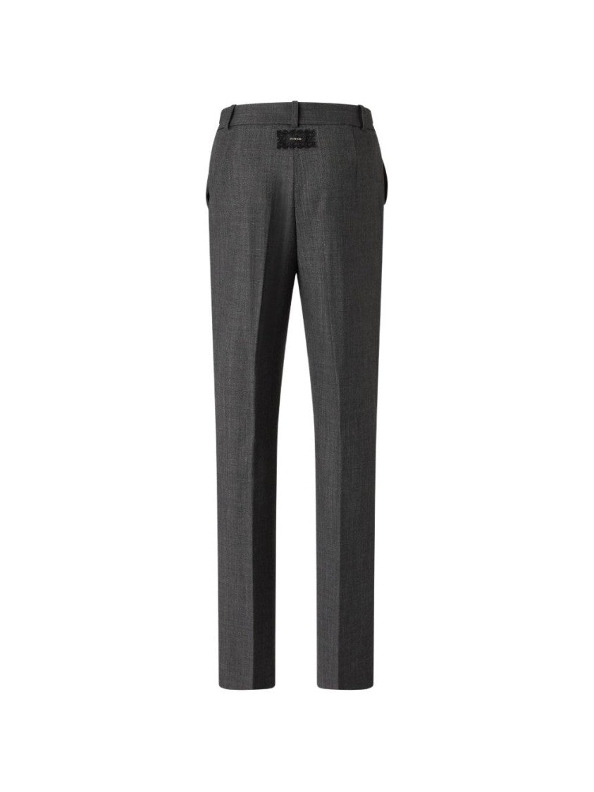 Pinko Straight-Leg Tailored Textured Pants