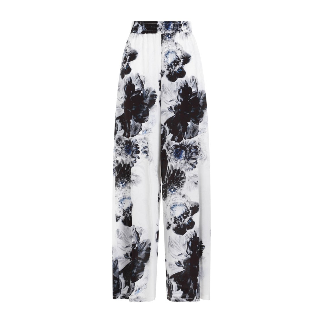 Alexander Mcqueen Ink Silk Pants