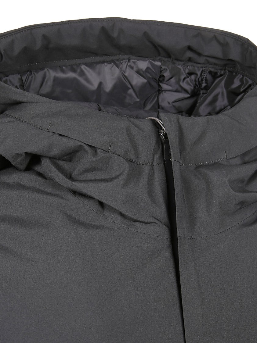 Herno Waterproof Down Jacket With Hood And Adjustable Drawstring