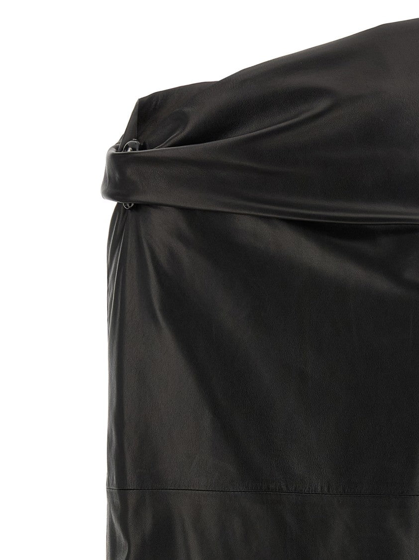 Alberta Ferretti Plongé Nappa Skirt