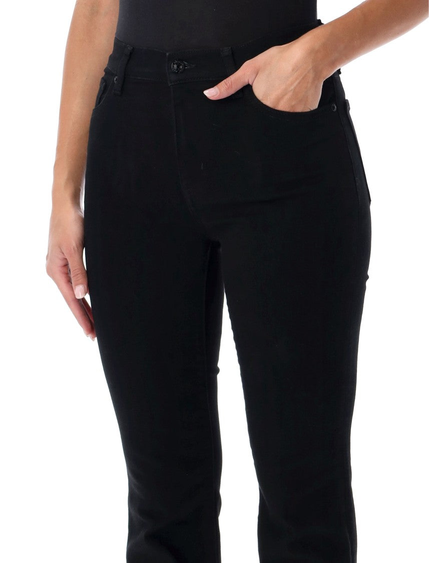 Frame High-Waisted Jeans With Fitted Silhouette And Flared Hem