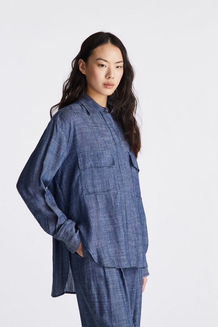 Peuterey Multicolor Silk Blouse