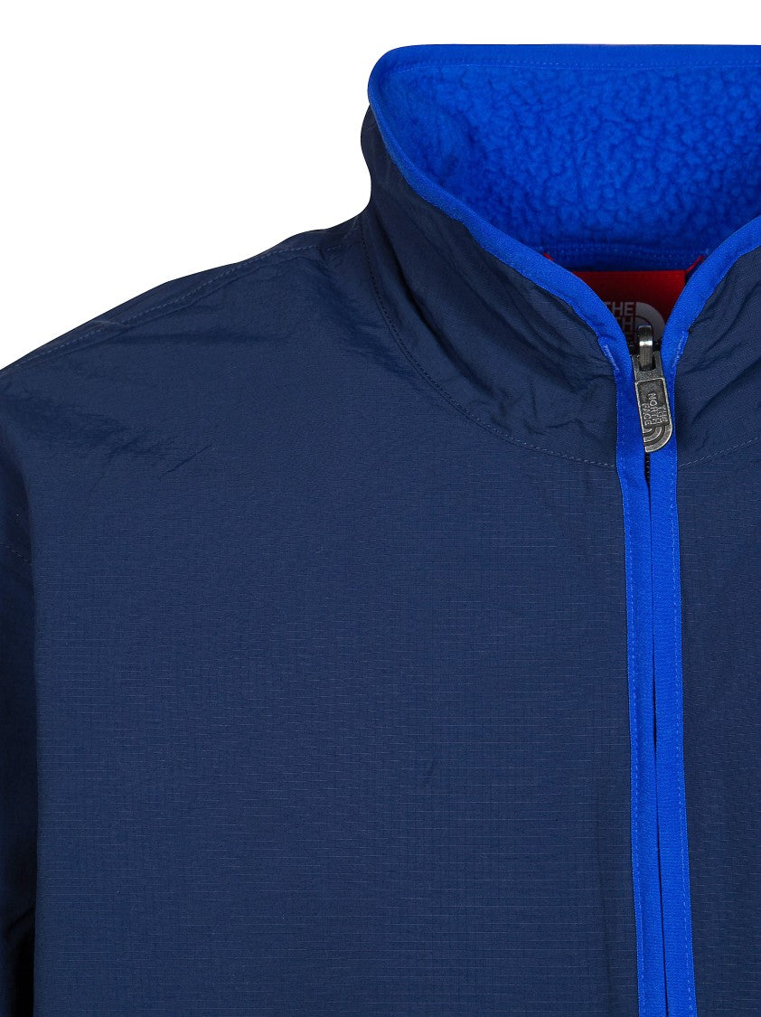 The North Face Dark Navy Reversible Stand Collar Fleece Jacket