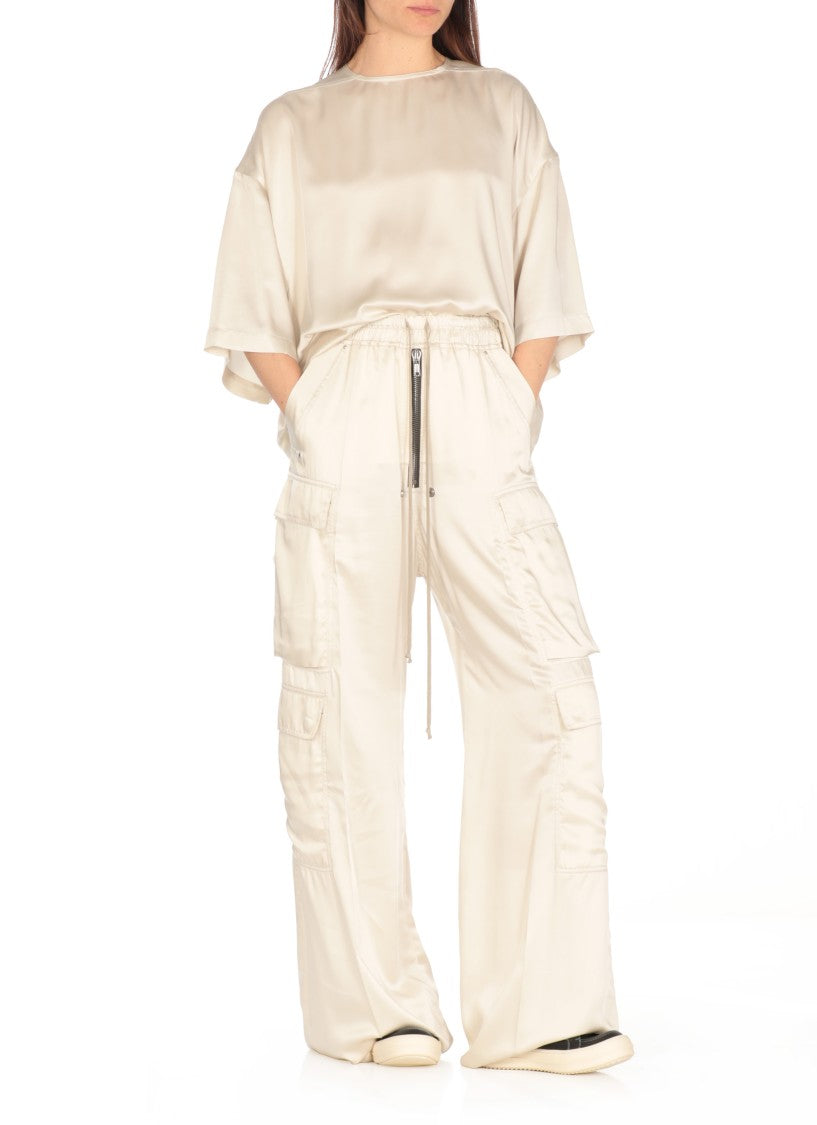 Rick Owens White Cotton T-shirt