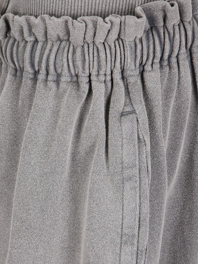 Knwls Oversized Sweatpants With Integrated Ribbed Shorts Layer