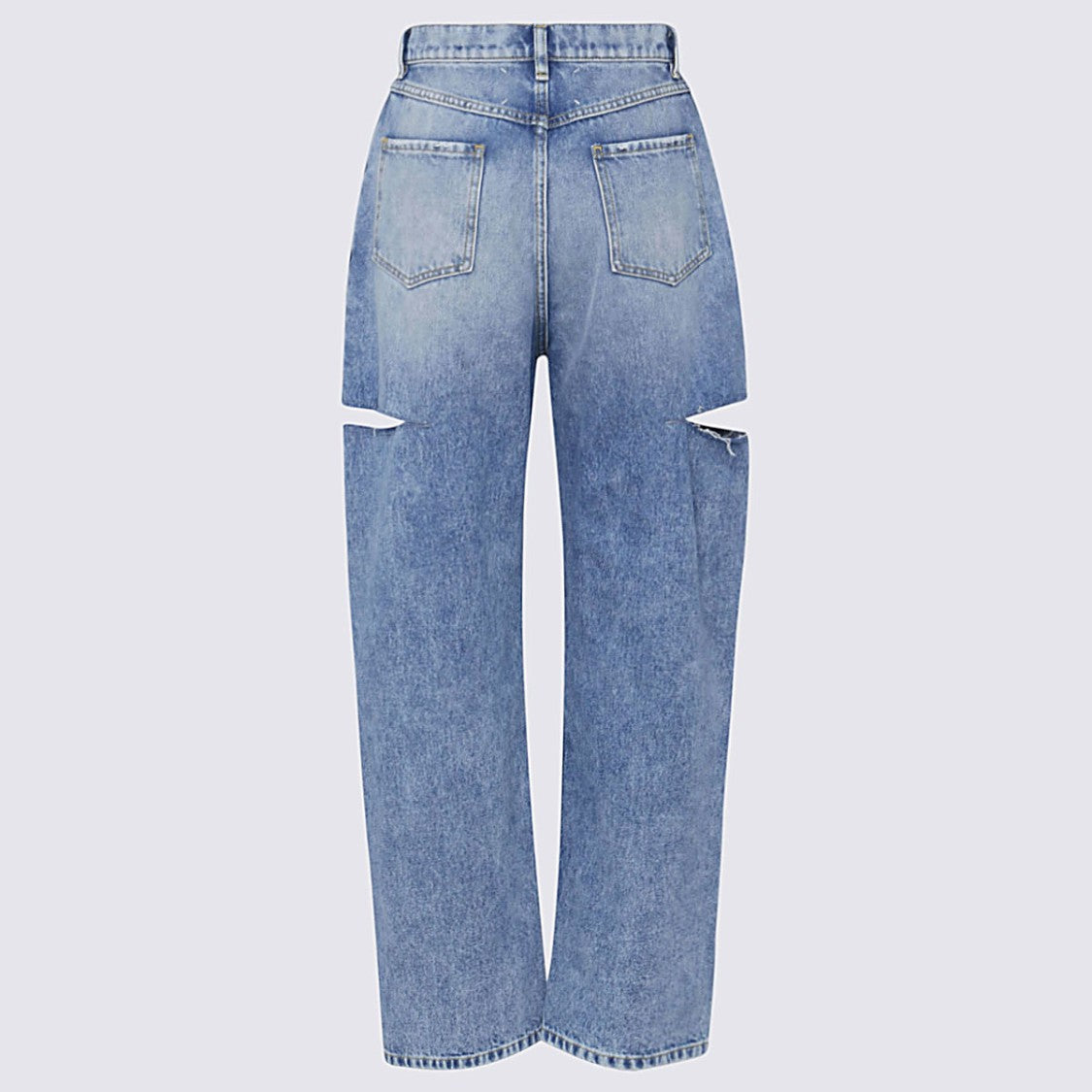 Maison Margiela Blue Cotton Jeans