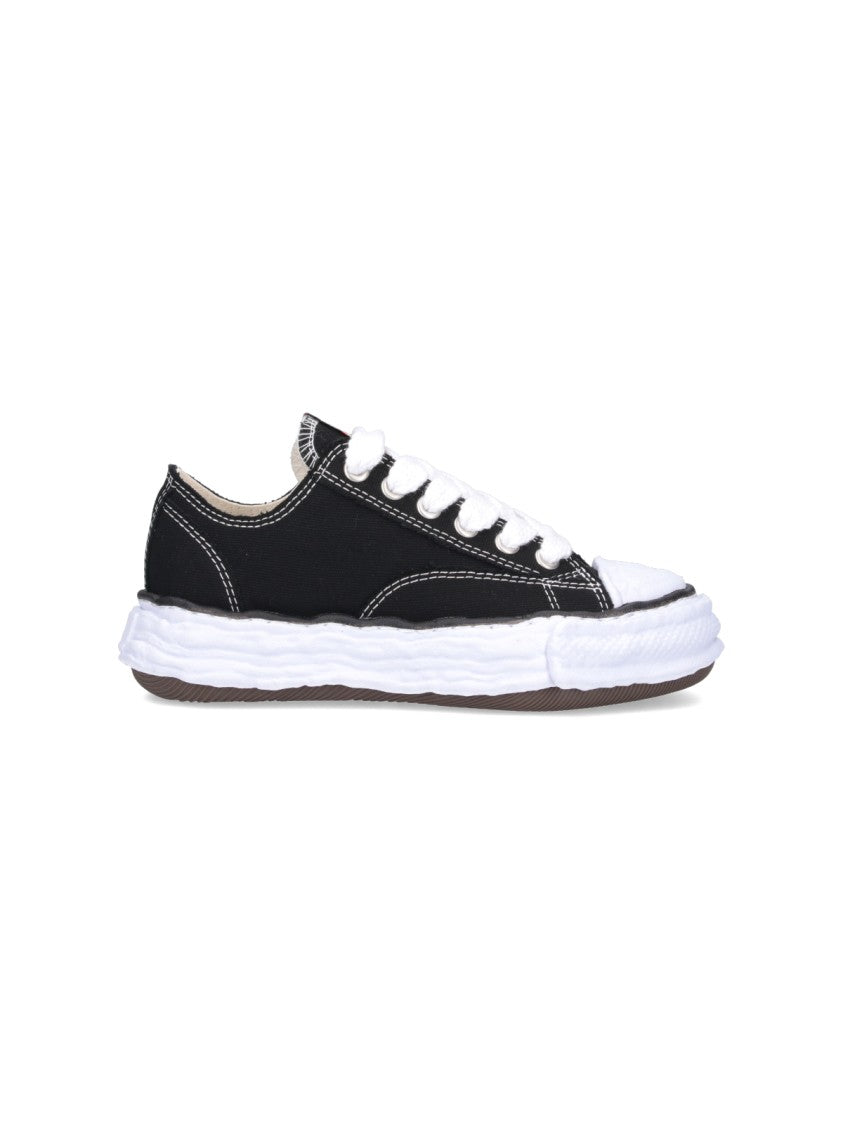 Maison Mihara Yasuhiro Black Peterson 23 Og Low-Top Cotton Sneakers