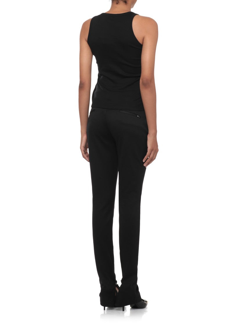 Coperni Black Emoji Metallic Pin Cotton Tank Top