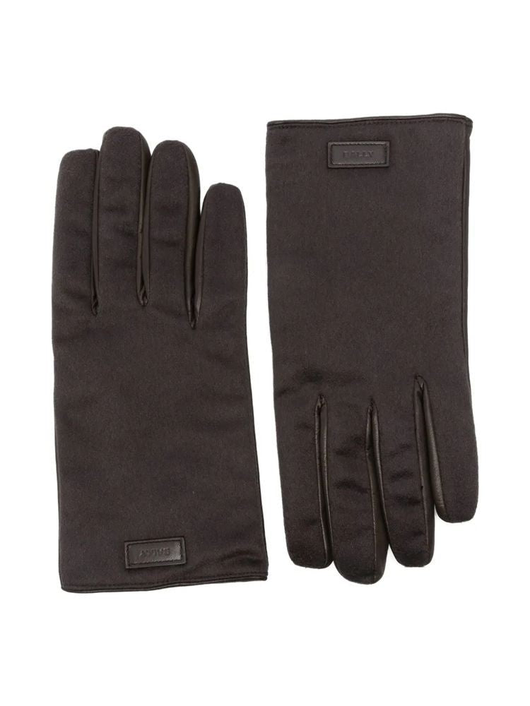Bally Grey Tailored Cow Leather Gloves