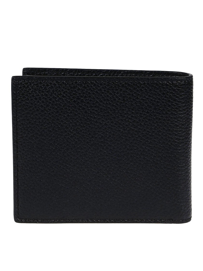Tom Ford T Line Classic Compact Calf Leather Bifold Wallet
