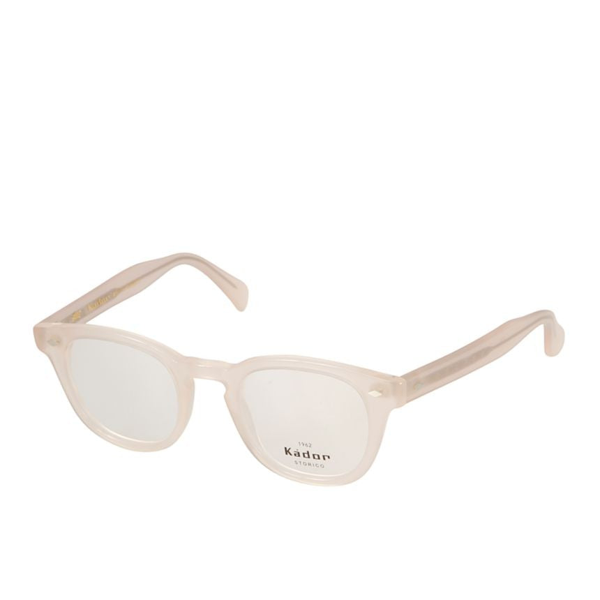 Kador Woody Cal 49 Translucent Beige Rounded Square Eyeglasses