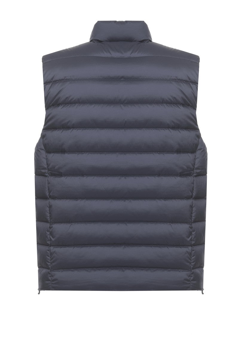 Polo Ralph Lauren Blue Pony High-Neck Quilted Down Vest