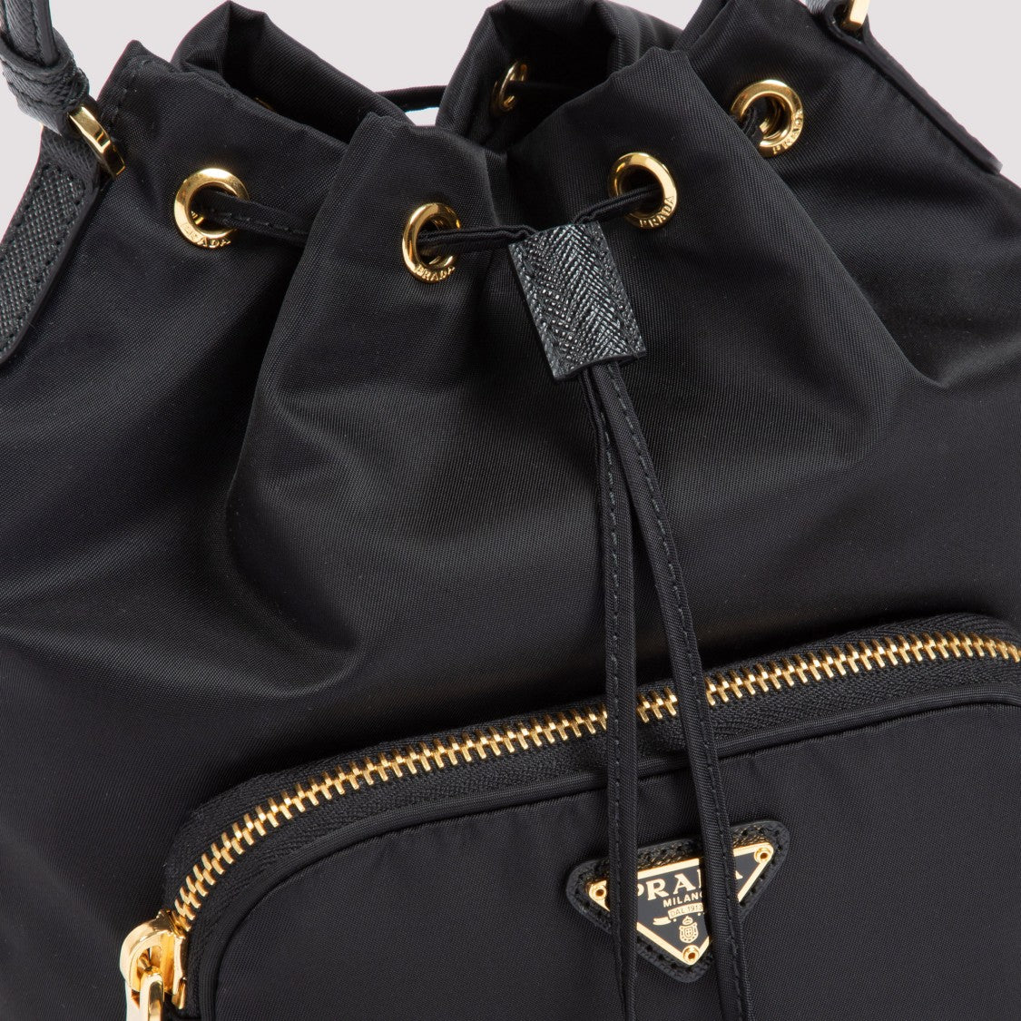 Prada Black Re-Nylon Bucket Bag