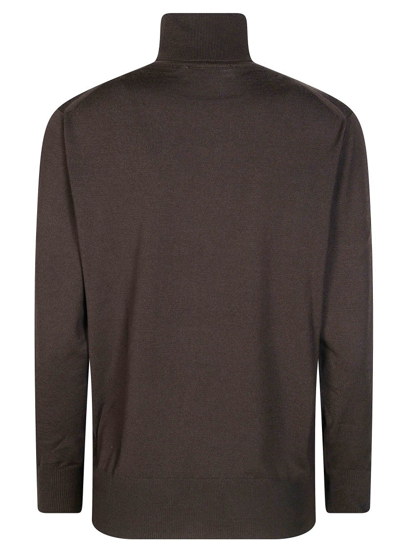 Incotex High-Neck Long-Sleeve Sweater