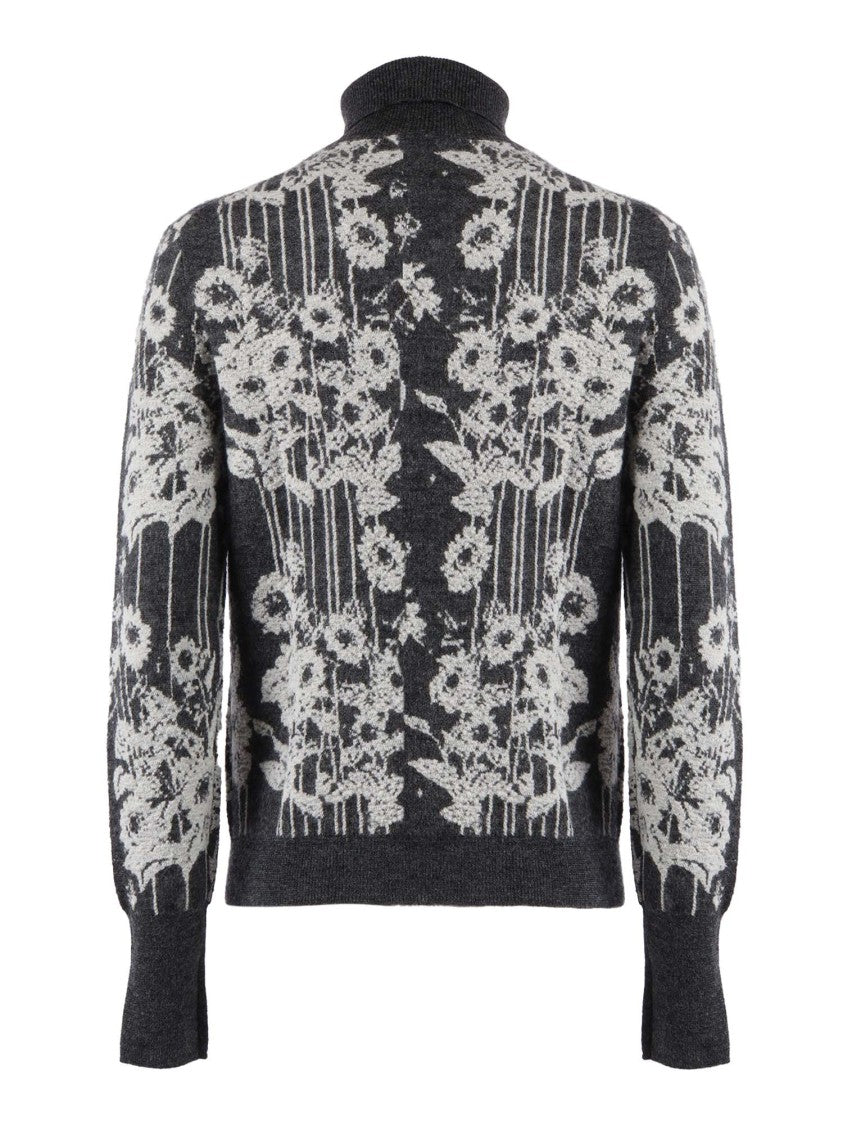 Ballantyne High Turtleneck Mohair Blend Pullover