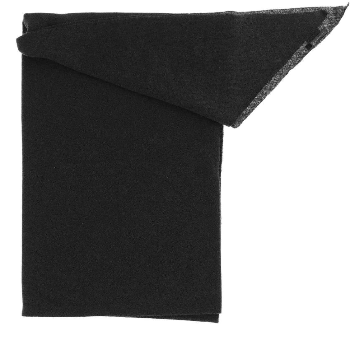 Faliero Sarti Triangular Cashmere Scarf With Frayed Edges
