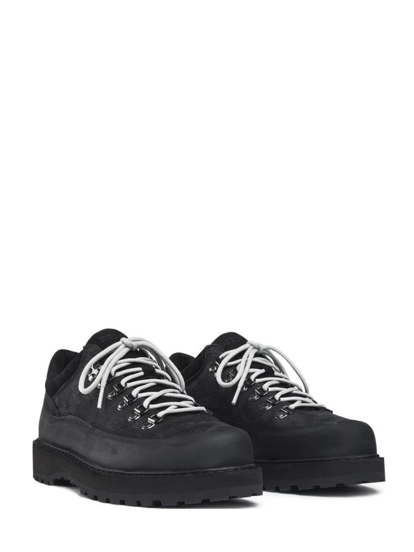 Diemme Black Minimalist Durable Laced-Up Shoes