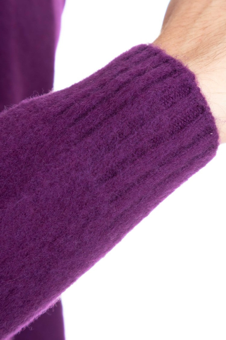 Drumohr Brushed Wool Crewneck Sweater