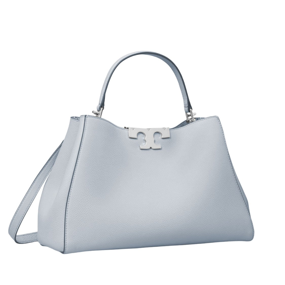 Tory Burch Structured Leather Bag With Top Handle